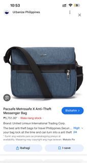 Pacsafe Messenger Bag