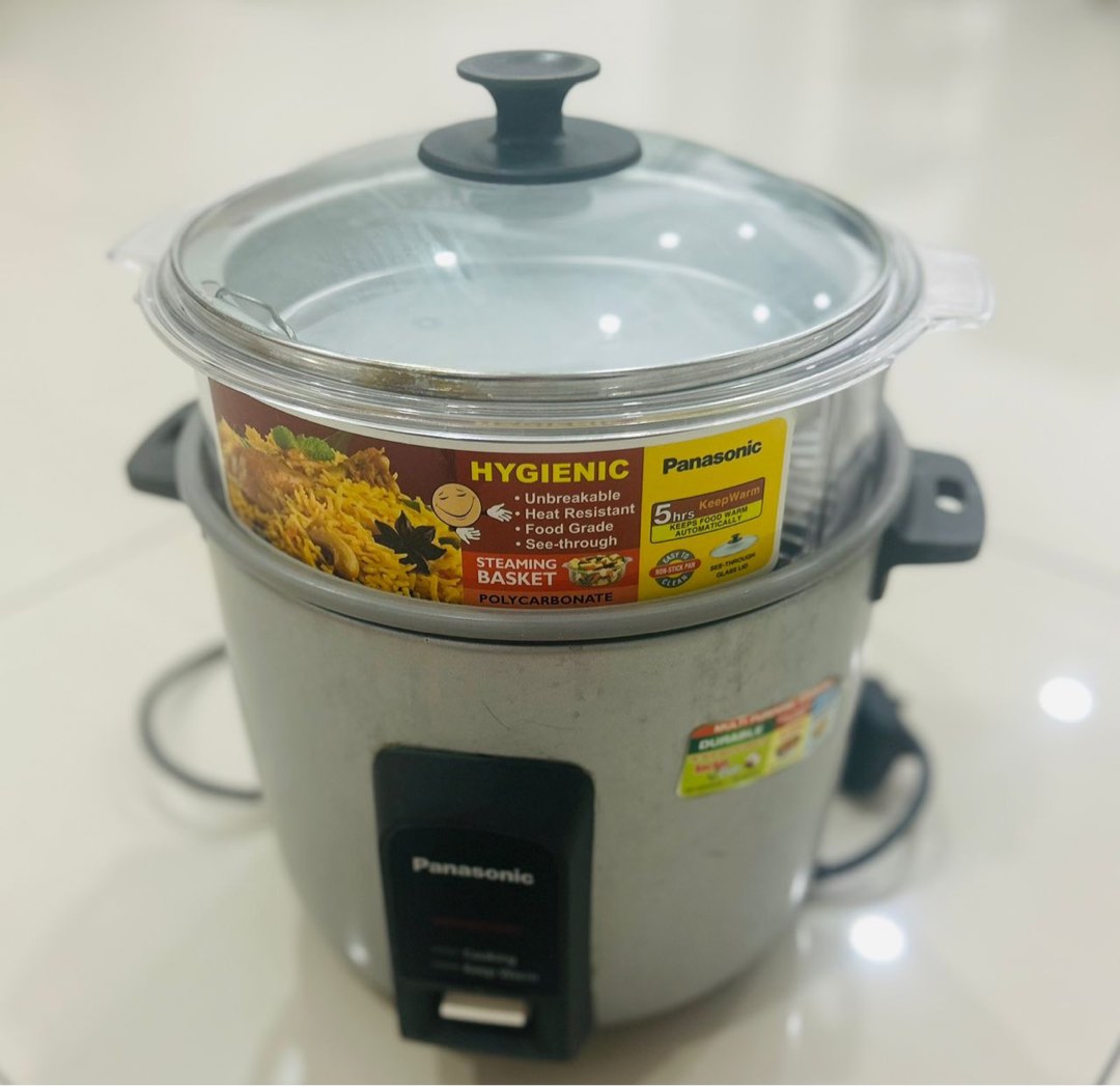Panasonic Rice Cooker Steamer SRY22FGJ, Furniture & Home Living