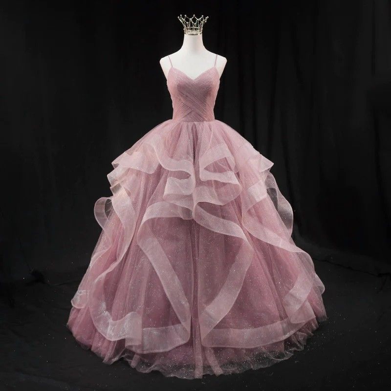 Pastel Gown for prom debut party graduation ball evening gown beauty pageant