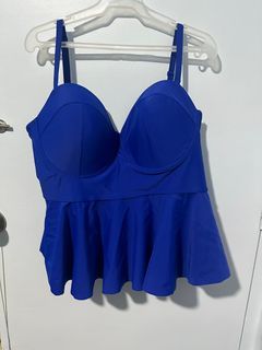 Plus Size Royal Blue F21 Swimsuit Top
