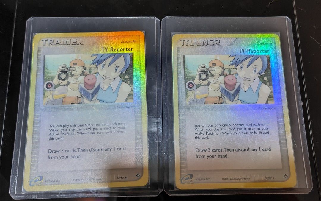 Pokemon cards Vintage TV Reporter Reverse Holo 88/97, Hobbies & Toys, Toys  & Games on Carousell