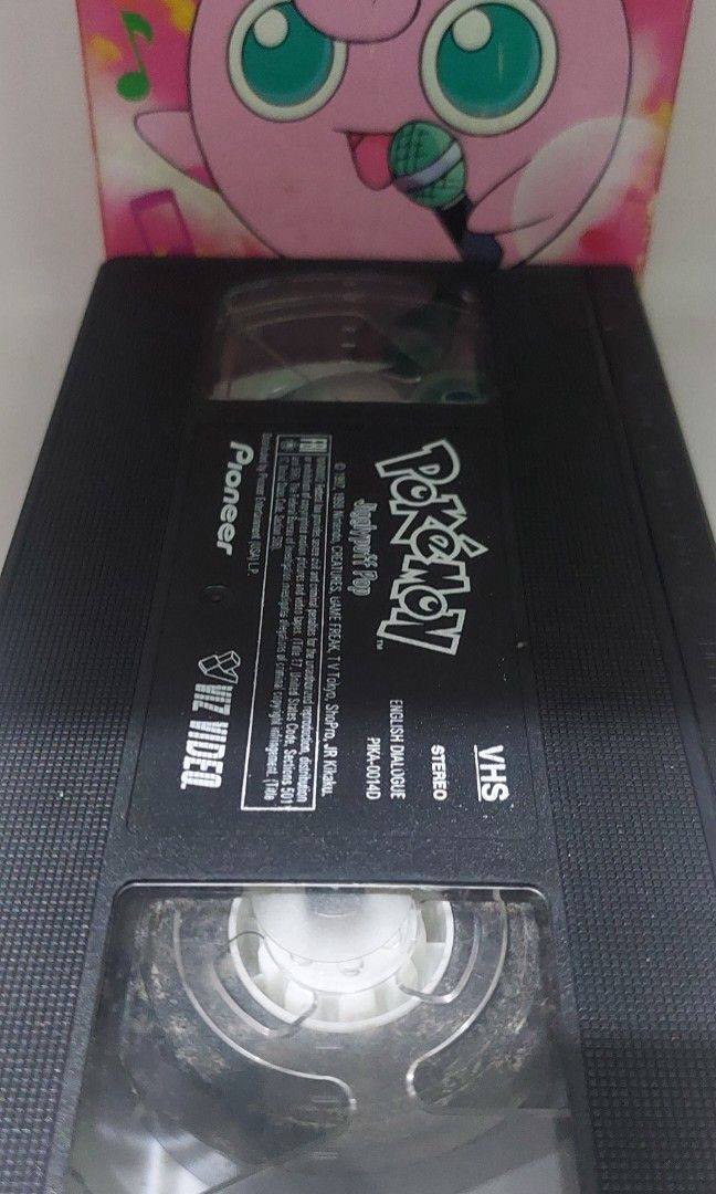 Pokemon Jigglypuff Pop Collectible VHS Video Tape Movie Anime Cartoons ...