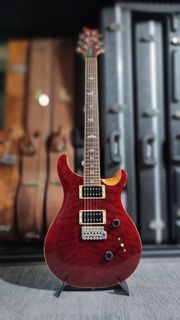 PRS Paul Reed Smith SE 2018 Custom 24 Quilt Fire Red