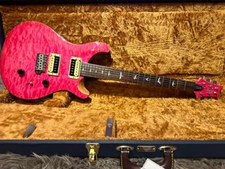 PRS Paul Reed Smith SE Custom 24 Bonnie Pink Quilt Package