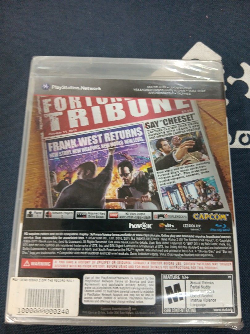 PS3 Deadrising 2 Off The Record (Category: PlayStation) located in Manila. Submitted by ayinong0453384 (Listing ID 1299469247, Image 2). Description: item is in excellent condition pm for order.