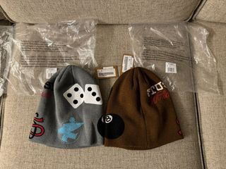 (Same as Psy.P) Stussy Mixed Logo Skullcap Beanie Cold Hat64211994534402110