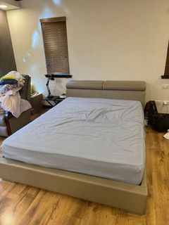 Queen Bed with Built In Side Tables