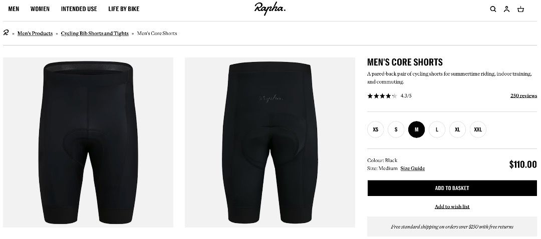 Rapha Men’s Core Shorts (Category: Activewear) located in Las Pinas. Submitted by theusl (Listing ID 1299576888, Image 1). Description: A pared-back pair of cycling shorts for summertime riding, indoor training, and commuting Black no issues RFS - still prefer Trail / Technical shorts Sale only / no swaps GCash payment only Buyer to arrange / pay courier meet-ups (TBA) - SM Southmall or NoMo Mall I have 2 of these 0917 5112060 Thank you.