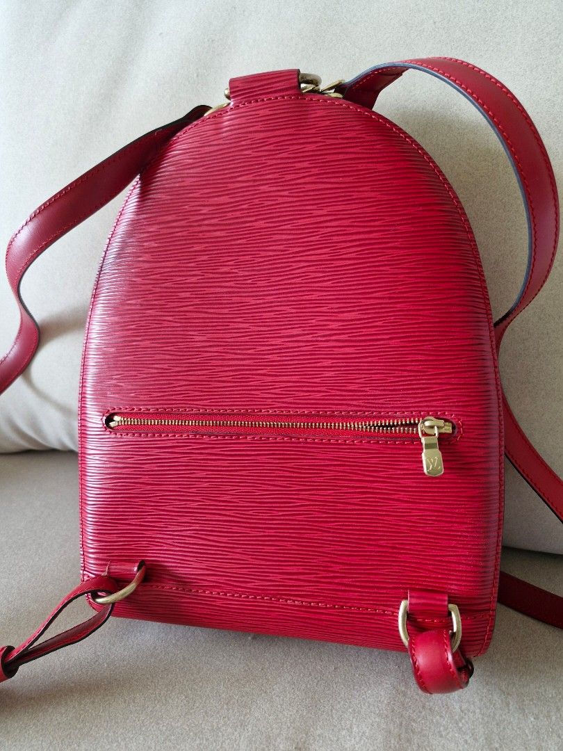 Louis vuitton epi leather backpack 2025