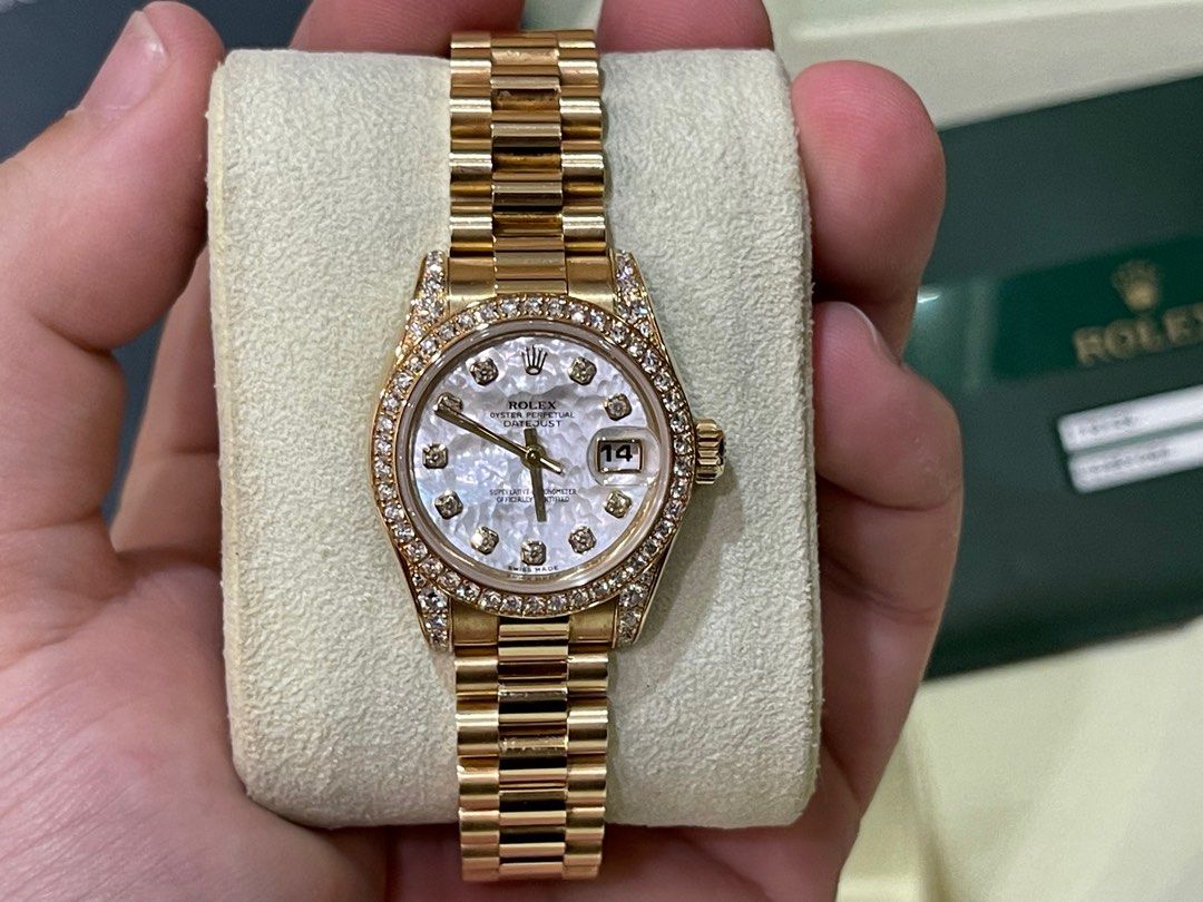 Rolex datejust 26mm mother of pearl online