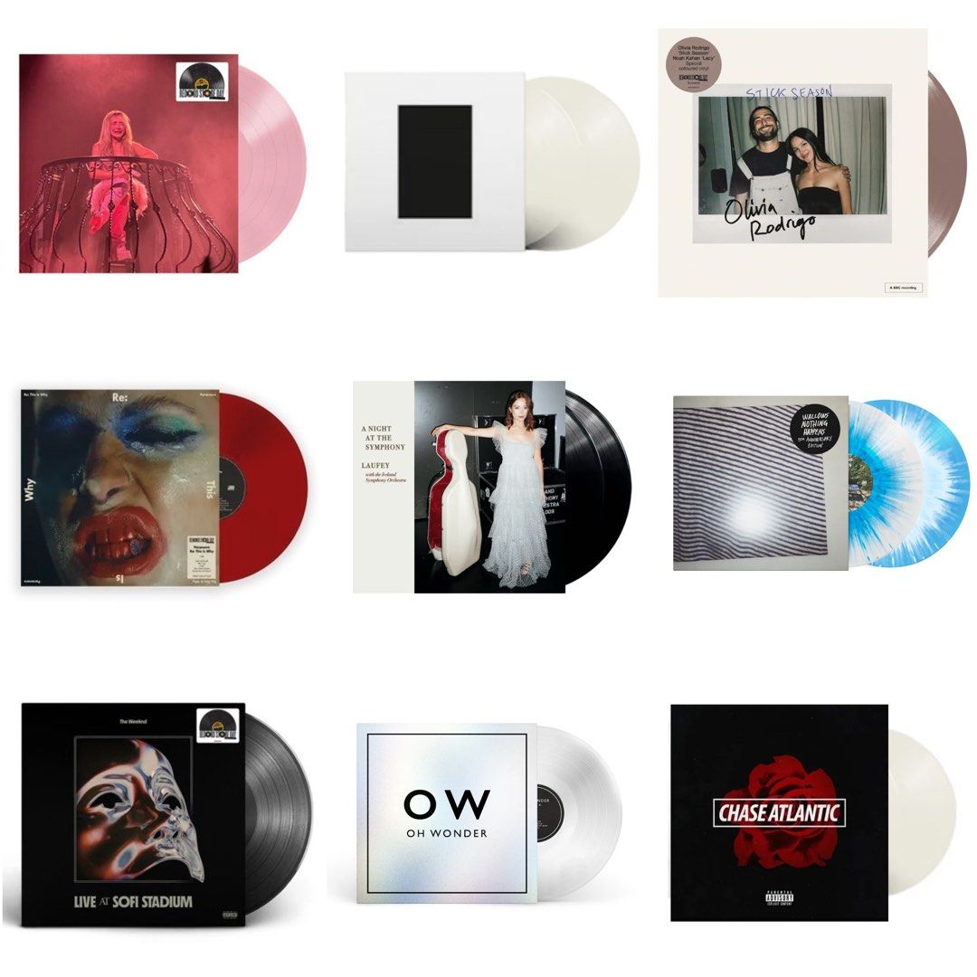 [RSD 2024] Record Store Day Vinyl LP Record Drop (Laufey, The 1975, Bebe Rexha, Sabrina