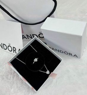 ✨SALE✨ PANDORA ELEVATED HEART SET NECKLACE & RING)