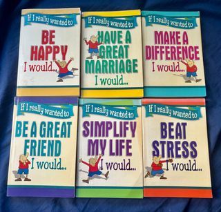 Self Help Books 6pcs (If i really wanted to)