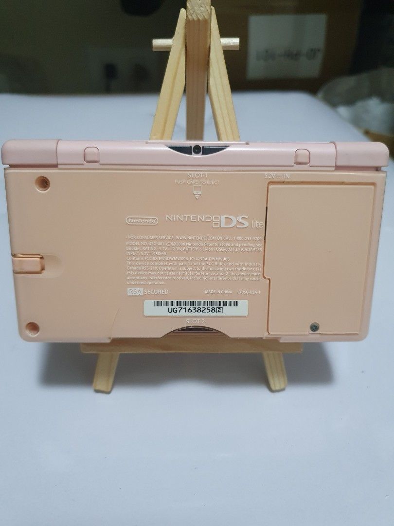 Selling Pink Nintendo DS Lite (Category: Nintendo) located in Quezon City. Submitted by itemsforadoption (Listing ID 1299566995, Image 2). Description: Rfs: Its 2024! Happy New Year! Hoping you have a good year ahead of you! If you have questions feel free to send a message. Though I'll most likely be able to reply from 10am to 8pm. Please be patient and understanding. Decluttering games and items that I've picked up or for friends and family. Pr