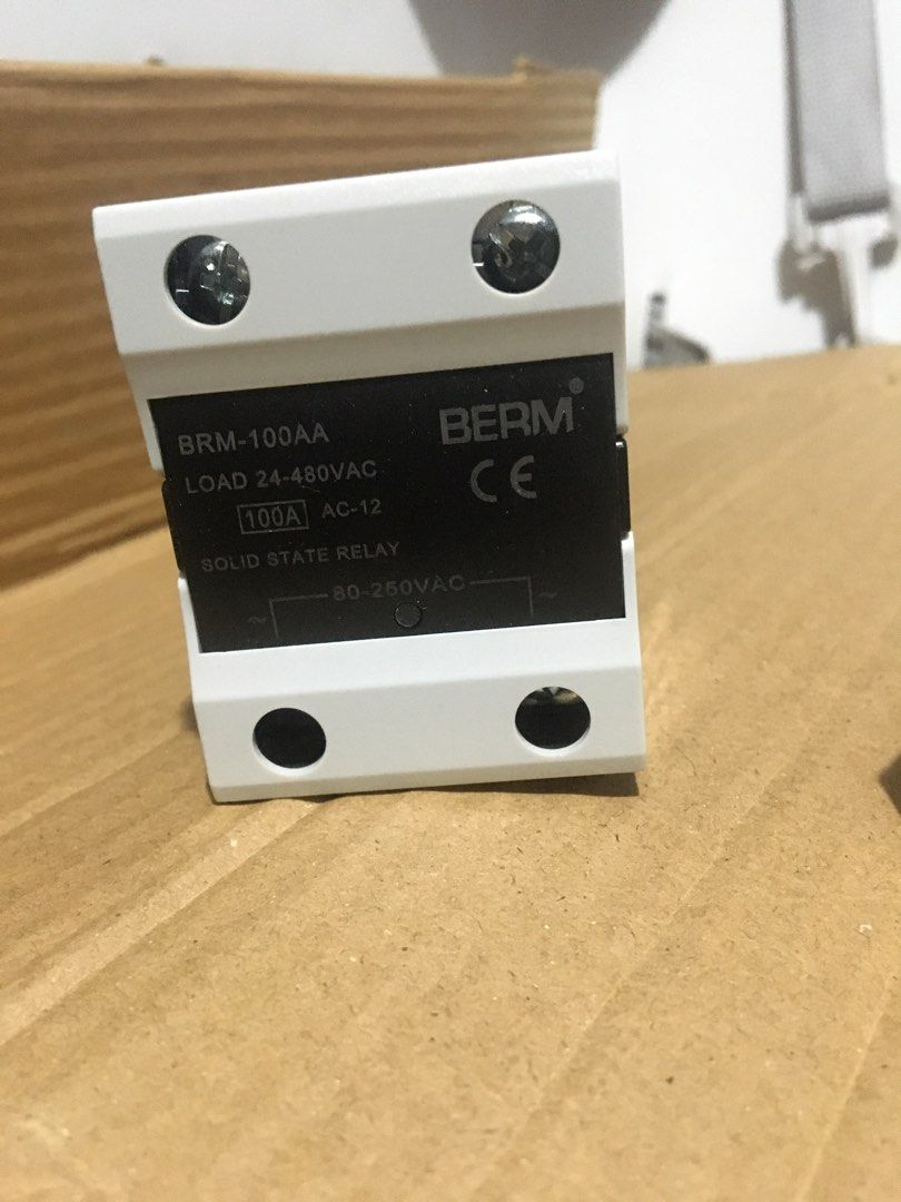 Solid State Relay BRM-100 AA AC Control AC Module SSR-100AA Single Phase (Category: Electrical, Adaptors & Sockets) located in Las Pinas. Submitted by surfshopship.ph (Listing ID 1299615472, Image 3). Description: Brand: Bellmei Model: BRM-100AA Place Of Origin: Mainland China Power Supply Mode: Dc Color Color Classification: BRM-100AA [Ac Control Ac] Contact Form: Normally Open.