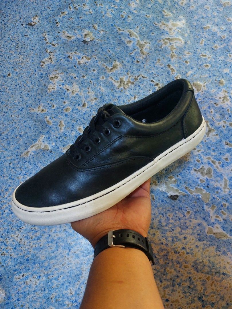 Sperry Cutter CVO Leather Men s Casual Sneakers Black 10 US Men s Fashion Footwear Sneakers on Carousell