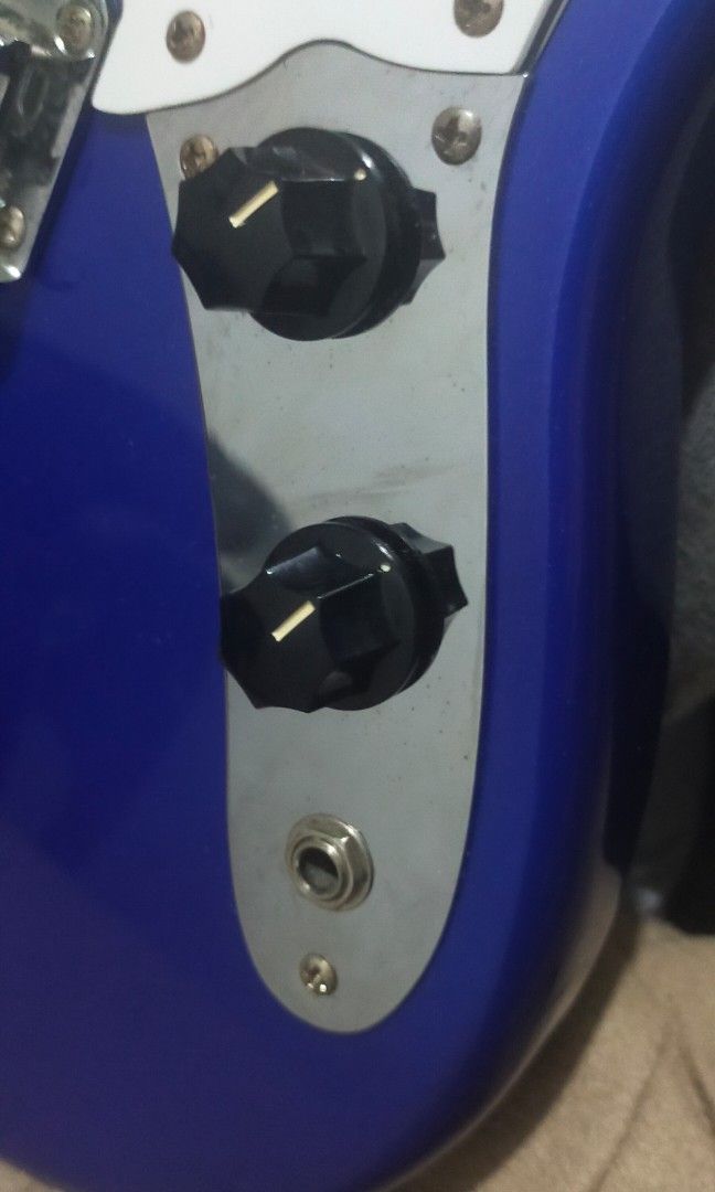 Squier Mustang by Fender (Category: Musical Instruments) located in Quezon City. Submitted by hobbyton74 (Listing ID 1299559121, Image 2). Description: Squier Mustang for sale Crafted in Indonesia purchased in 2019 at JB Music Store. used only once sa gig then usually practice lang sa house. stored in a gig bag most of the time. include ko na rin for free yung: 1 pc Kokko distortion pedal (no box and power cable) 2 pcs guitar cable 1 pc gig bag 1