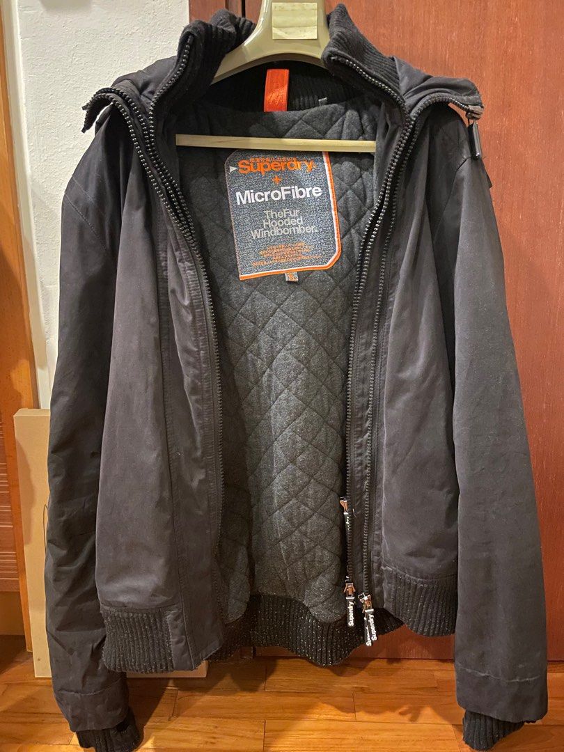 Superdry Fur Hooded Windbomber Men s Fashion Coats Jackets and Outerwear on Carousell
