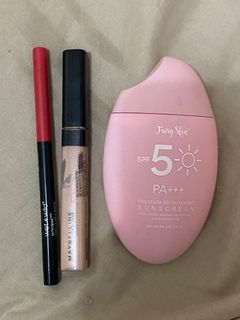 TAKE ALL Maybelline Concealer and Fairy Skin Sunscreen