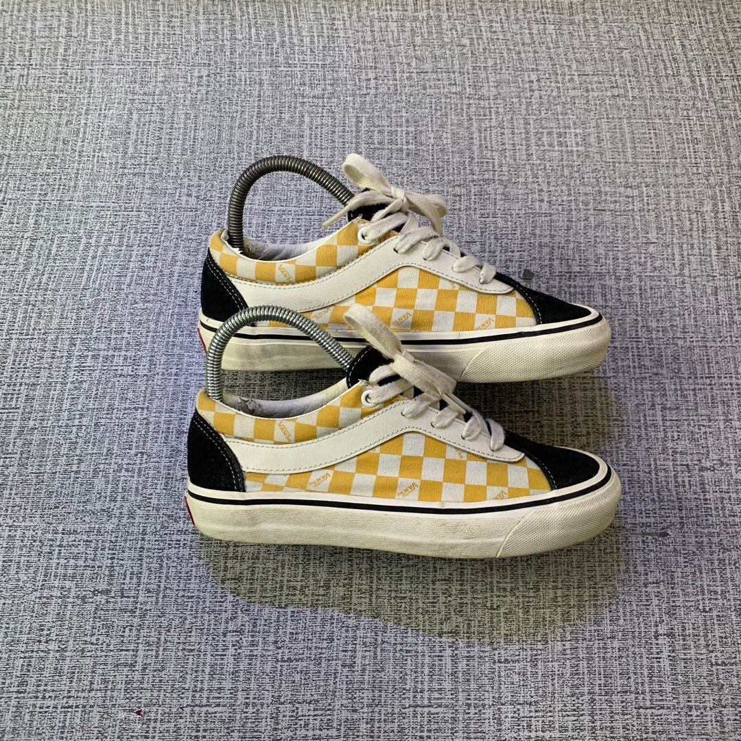 Vans Bold Ni Checkerboard Yellow Size 36 23CM