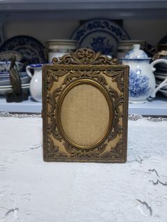 Vintage Metal  Brass ornate frame