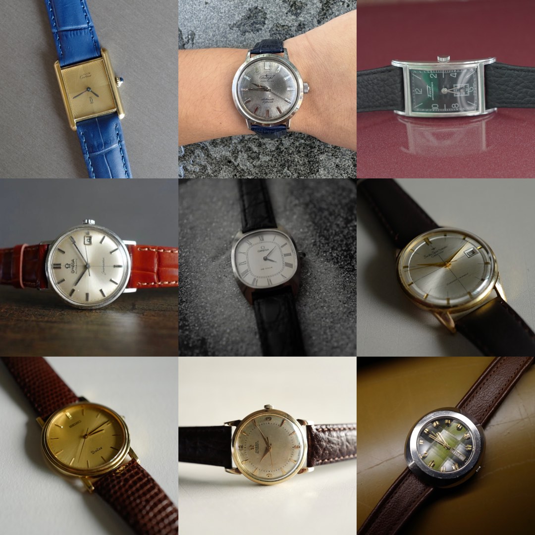 Vintage Watches for Sale Cartier Omega Tissot
