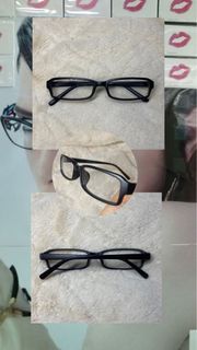 Y2k Bayonetta black eyeglasses