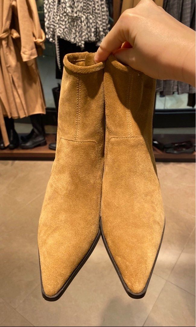 Zara orange boots outlet