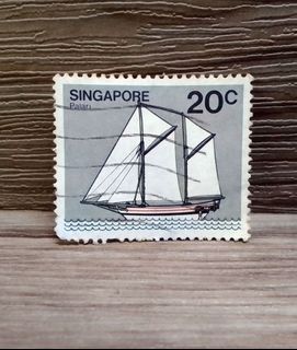1980 20C SINGAPORE SHIP SERIES PALARI SHIP #SG340
