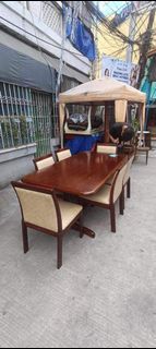 6 Seaters Classic  Dining Furniture Set, Good Condition Brand: Oliver - Japan Surplus, Pre-loved  Ma