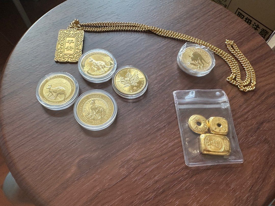 利昌金舖金粒一兩裝, 男裝, 手錶及配件, 珠寶- Carousell