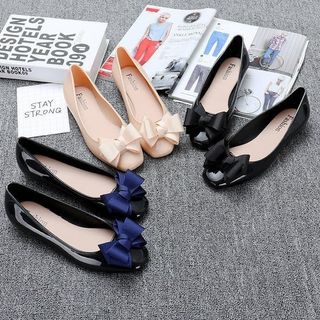 ♥️(雨季必備) ♥️四季防水膠鞋防水鞋 蝴蝶結防滑雨鞋 (3色)(35-40碼)64228235827713110