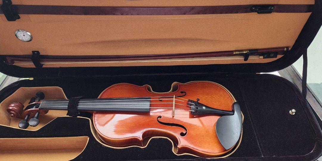 Intermediate Handmade Second Hand Full Size 4 4 Violin for Sale