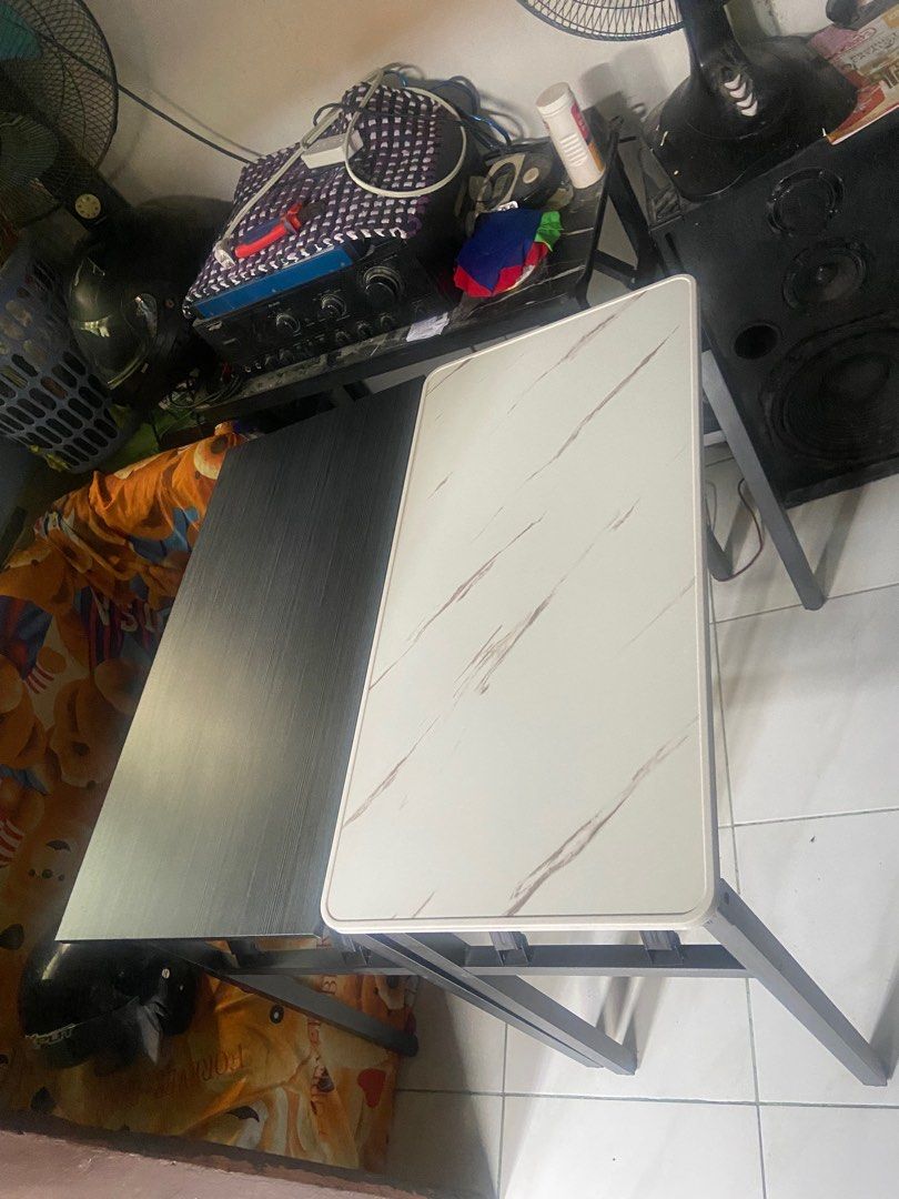 ALL SIZES AVAILABLE FOLDABLE COMPUTER TABLE (Category: Tables & Sets) located in Manila. Submitted by kellychz (Listing ID 1299768928, Image 1). Description: ❗🔥 BAGSAK PRESYONG COMPUTER TABLE ❗🔥 📍 ORDER NA PO ❗ 🤗 BRAND NEW 🤗 SUPER TIBAY 🤗 FOLDABLE 🤗 STURDY 🤗 ON HAND DELIVER NA NGAYON ❗ AVAILABLE SIZES: ✅ 80 X 40 ✅ 90 X 60 ✅ 100 X 40 ✅ 120 X 40 ✅ 120 X 60 📦 COD/ GCASH 📦 PICKUP / DELIVERY.