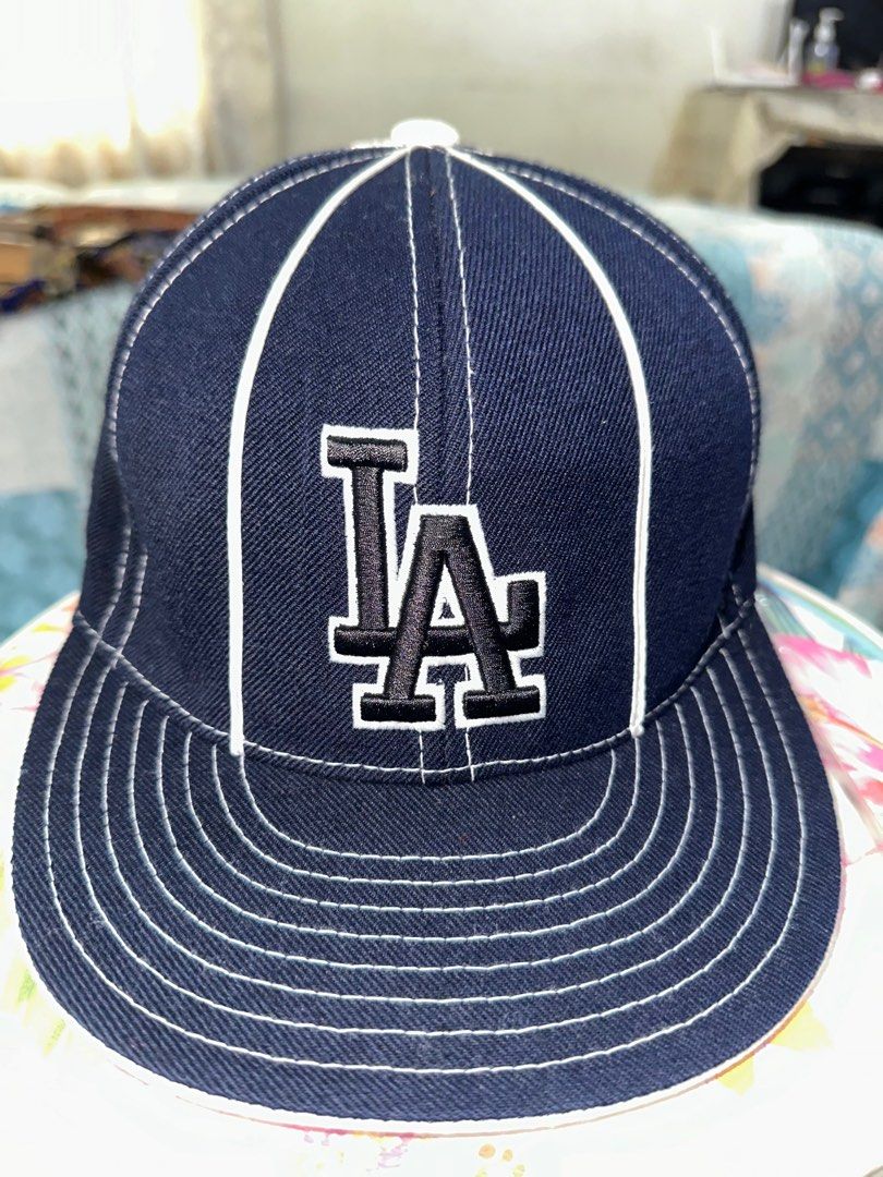 American Needle Cooperstown Collection MLB LA Dodgers Blue W Whte StripeFlat Hat it Men s Fashion Watches Accessories Cap Hats on Carousell
