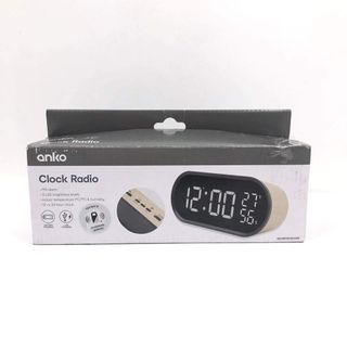 ANKO Portable Clock Radio Battery Operated