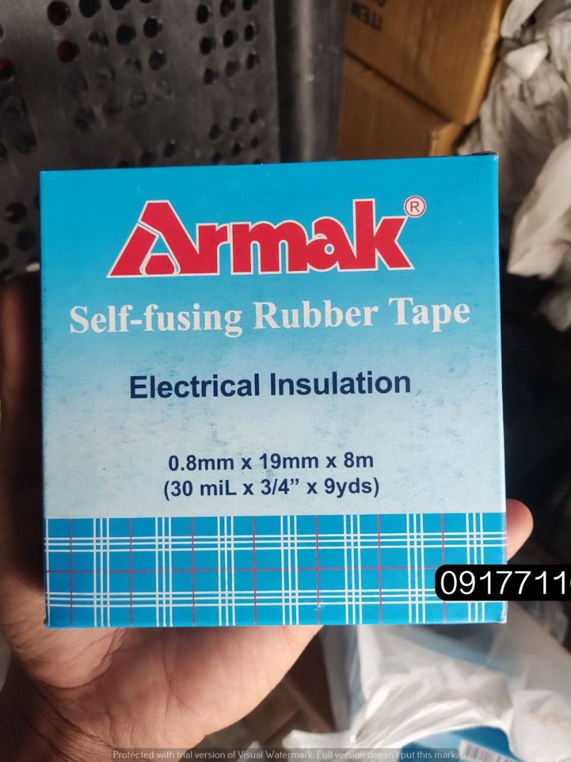 Armak Rubber Tape (Category: Construction Tools & Equipment) located in Manila. Submitted by joeyroque09 (Listing ID 1299642597, Image 1). Description: Armak Rubber Tape Specs: 3/4” X 9 yards Price: 135/pc .