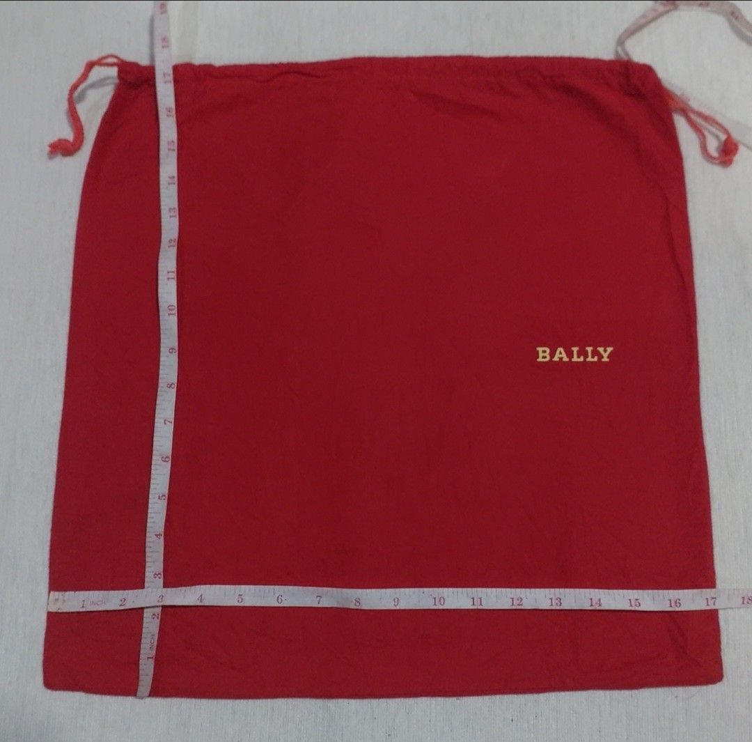 Authentic Bally dust bag 17.5x17 inches (Category: Luxury Bags & Wallets) located in Manila. Submitted by jfluxury.co (Listing ID 1299765492, Image 3). Description: excellent condition no flaws bought in Japan 🇯🇵 💯% Authentic. 😊 Money back guarantee. 😊 Clean and ready to use na po.