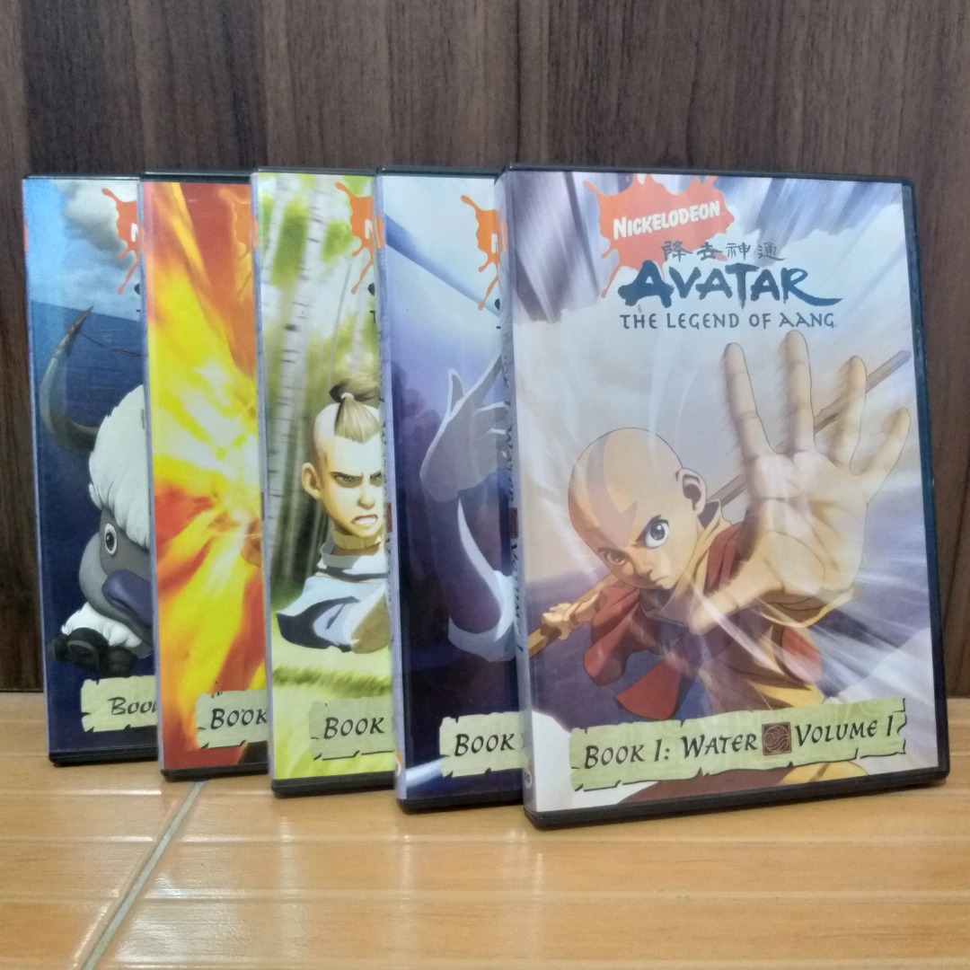 Avatar The Legend of Aang - Book 1: Water Volume 1-5, Hobbies & Toys ...