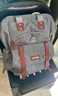 Baby backpack with laptop slot and lots of pockets