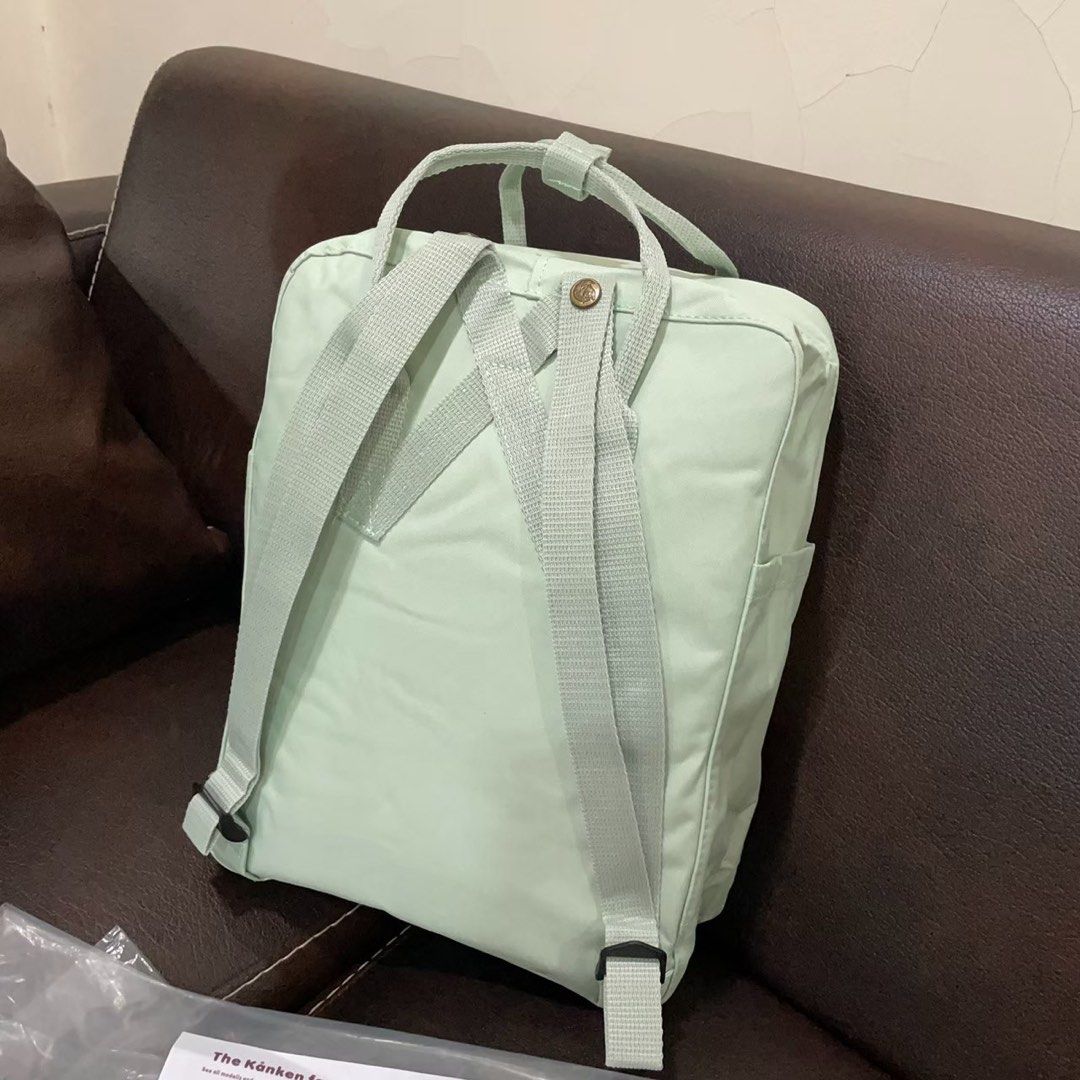 Cool White Mint Kanken Fjallraven Kanken Backpack Mint Green/cool