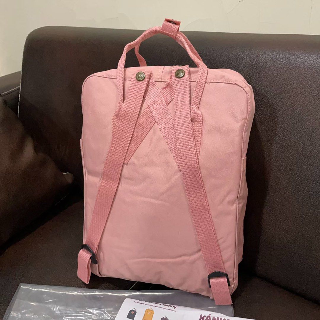 Kanken Backpack Pink Fog Fjallraven Classic Pastel Pink Kanken