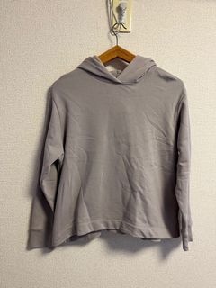 Barely used pastel pale lavender hoodie from Muji