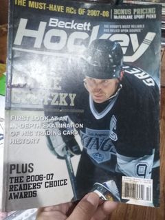 Beckett hockey magazine Wayne Gretzky cover