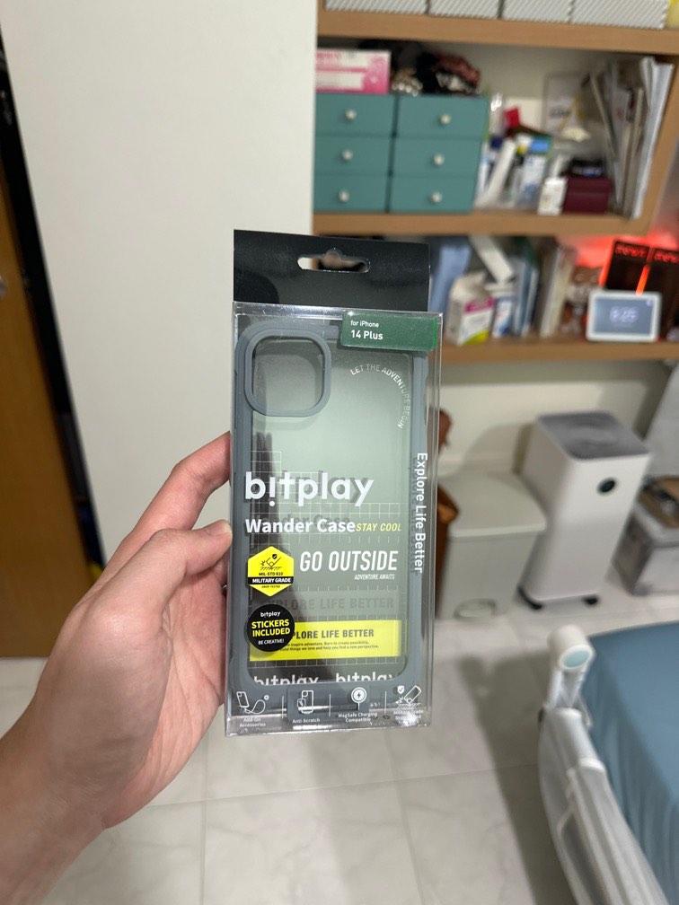 Bitplay Wander iPhone 14 plus Transparent Phone Case With Sticker