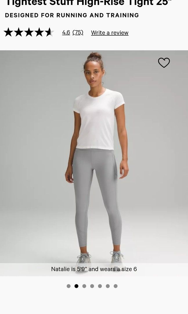 BNWT Lululemon Tightest Stuff Tights size 8