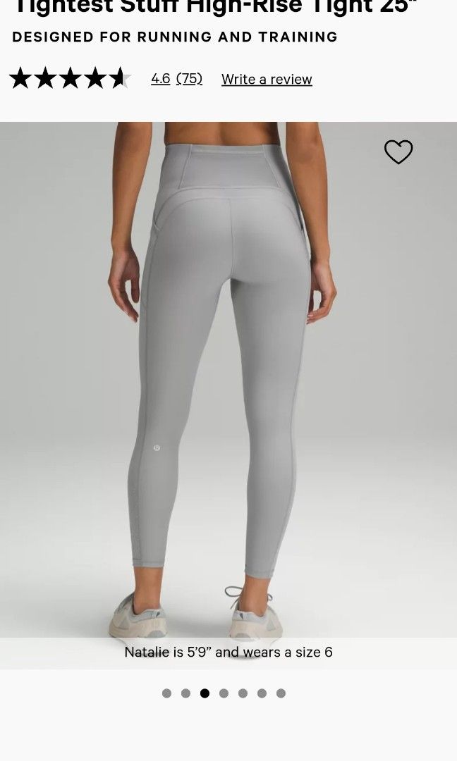 Lululemon grey tights shop