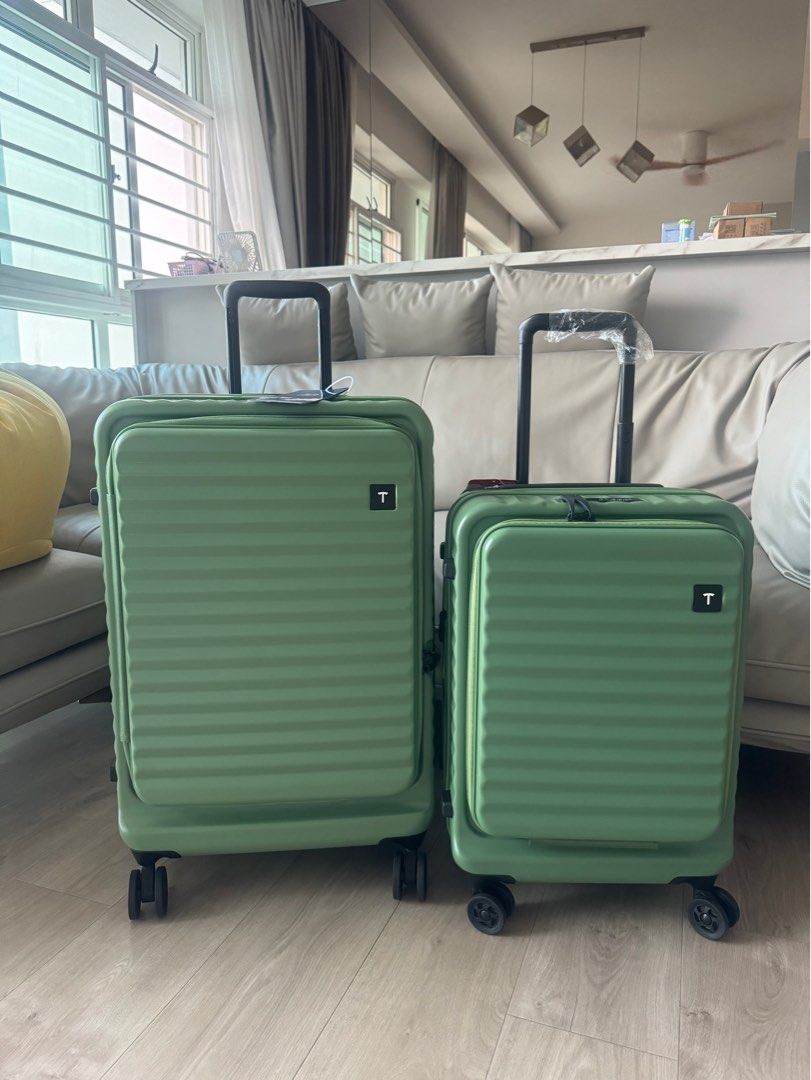 Brand new open front top expandable lightweight stackable Luggage 20 cabin 24 28 check in Hobbies Toys Travel Luggage on Carousell
