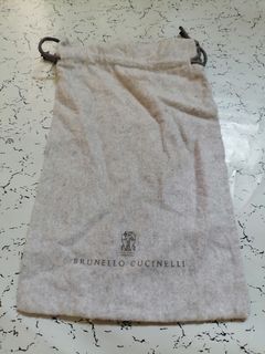 Brunello cucinelli dust bag 11"h x 7" w