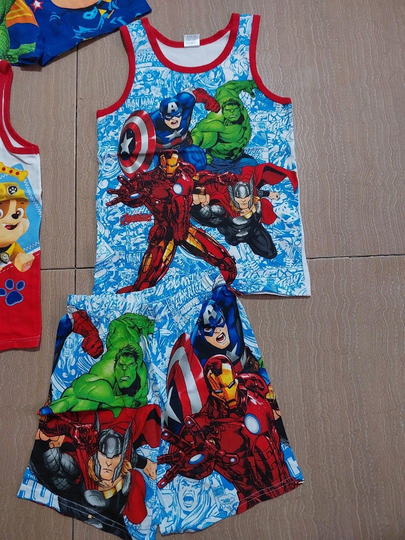 Bundle of 3 Sando Shorts Terno 3-4yo (Category: Babies & Kids Fashion) located in Quezon City. Submitted by scintillerf (Listing ID 1299651469, Image 2). Description: Bundle of 3 Sando Shorts Terno fits 3-4yo Preloved, good as new Php80 shipping Metro Manila BPI or Gcash for payment.